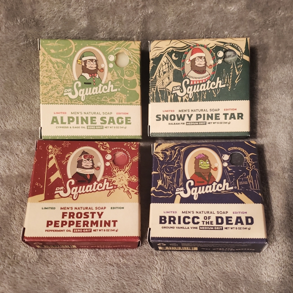 *Limited Edition* Dr. Squatch Soap Bundle (4 Pack)